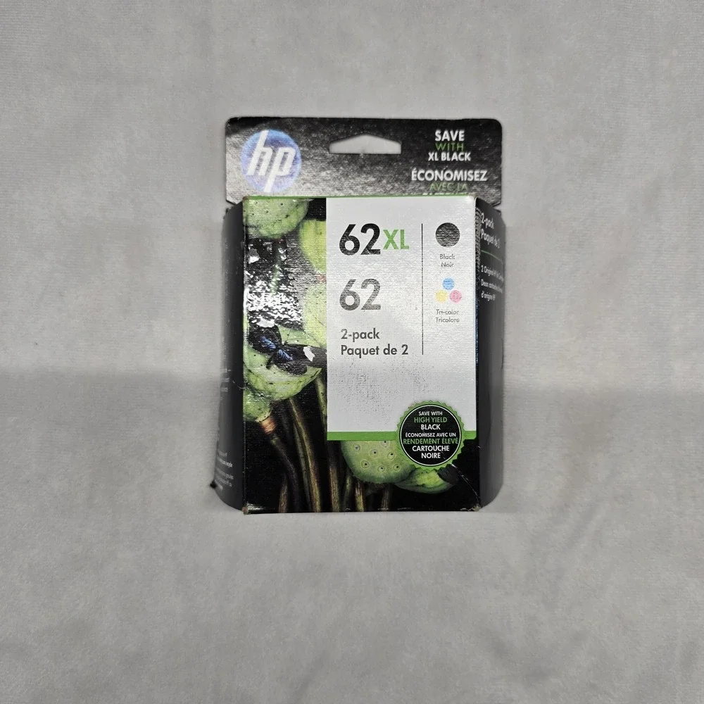 Hp 62Xl 2 Pack Black/tricolor (Exp Dec 2021)